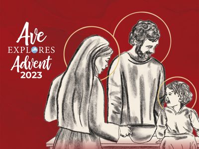 Graphic for Ave Explores: Advent 2023 series